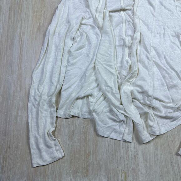 Sundance White Open Front Lightweight Casual Layering Versatile Knit Cardigan XS - Picture 5 of 12